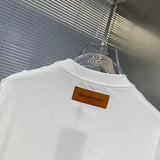 Side profile of Louis Vuitton cotton t-shirt with streetwear-inspired cut