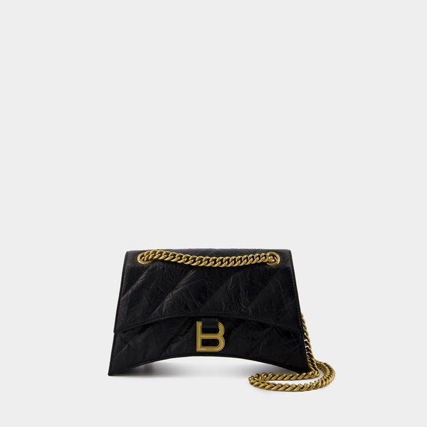 Balenciaga Bags? BALENCIAGA Mini Crush Chain S Shoulder Handbag Elegant Everyday Designer Handbag