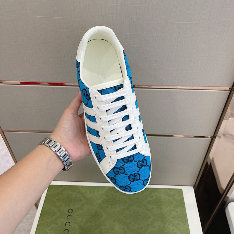 Gucci neutral cream luxury sneakers view 7 sleek tonal finish
