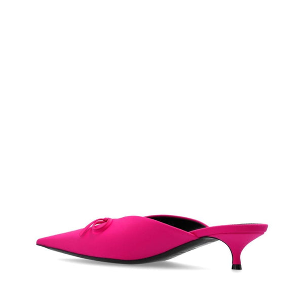 Balenciaga Shoes- BALENCIAGA Bow Detailing Pointed Toe Mini Sandals Premium Designer Casual Shoes