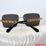 Side view of Louis Vuitton unisex sunglasses