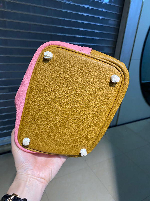 Statement handbag styled for everyday wear
