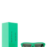 Bottega Veneta premium sunglasses detail and craftsmanship close-up