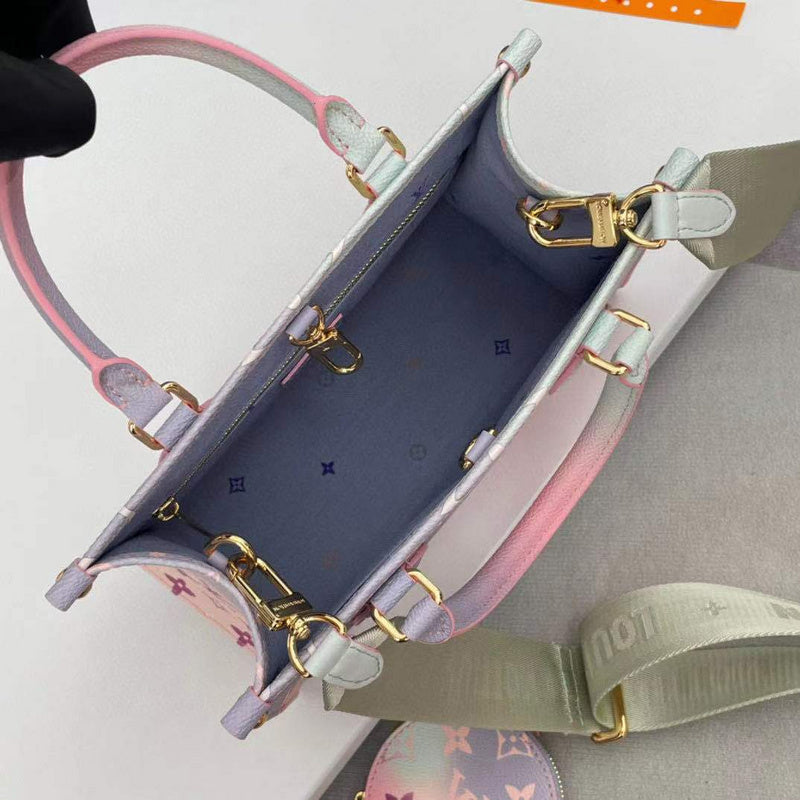 Top view of refined premium women's handbag – women's luxury handbag