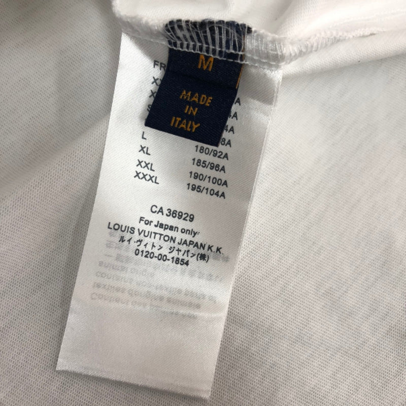 Side profile of Louis Vuitton cotton t-shirt with runway-inspired design