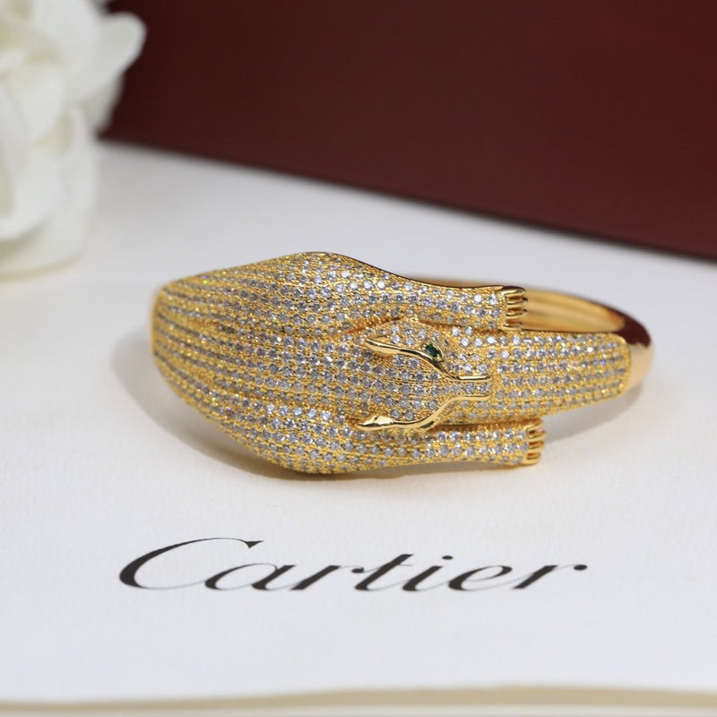 Angled view of Cartier unisex jewelry piece