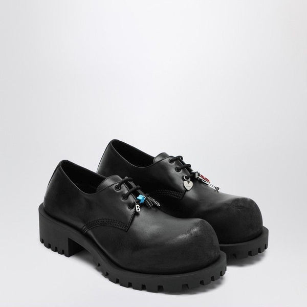 Balenciaga Shoes? BALENCIAGA Men's Derby Dress Shoes with Extra-Large Toe Comfortable Everyday Designer Shoes