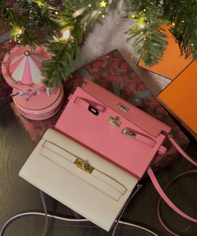 Close-up detail of classic bag design