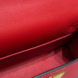 Sophisticated bag shown from front angle