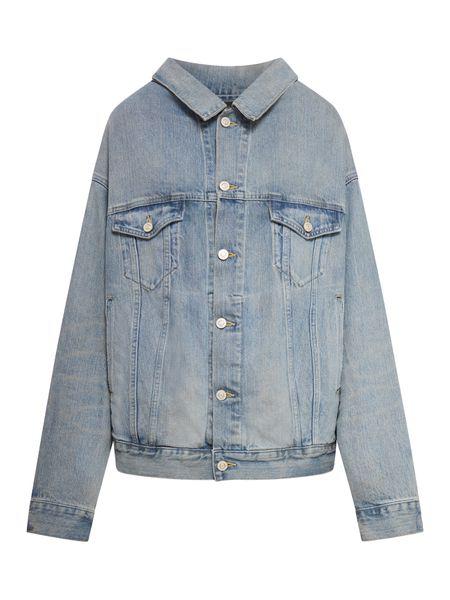 Balenciaga Jackets? BALENCIAGA Off Shoulder Cotton Jacket Stylish Everyday Designer Outerwear