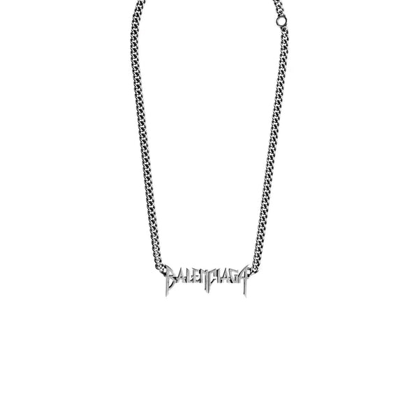 Balenciaga Jewellery- BALENCIAGA Antique Silver Necklace for Men Luxury Designer Statement Jewellery