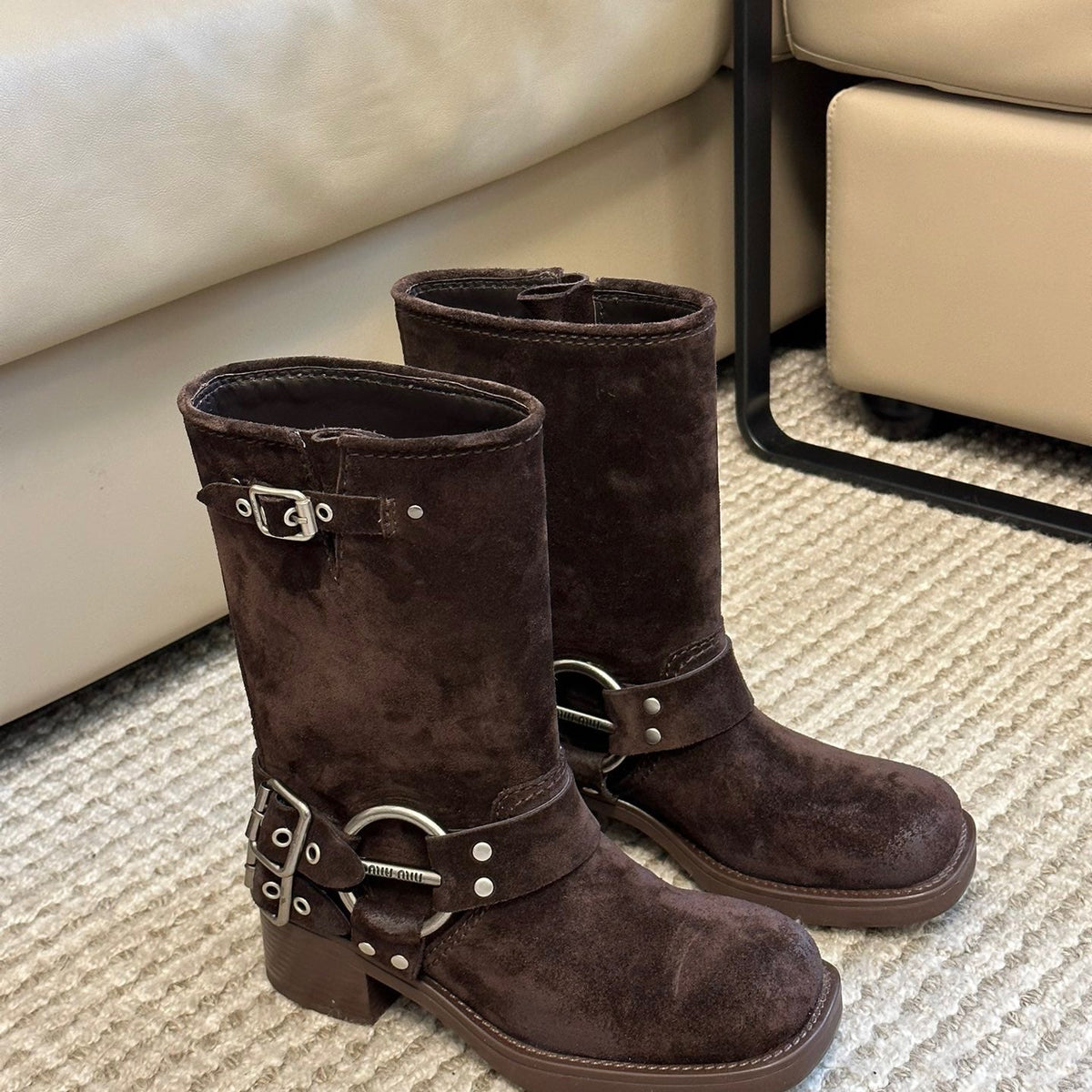 Shoes? Miu M Boots Premium Designer Casual Shoes
