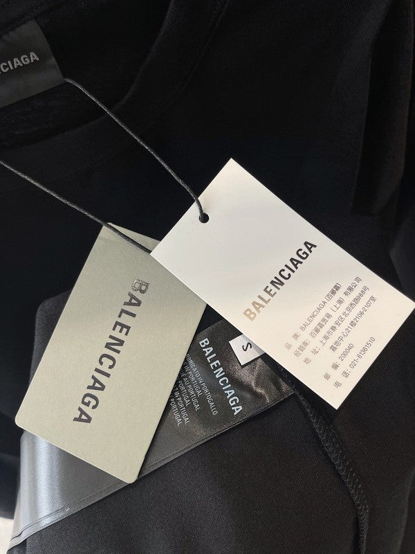 Close-up of Balenciaga designer clothing craftsmanship