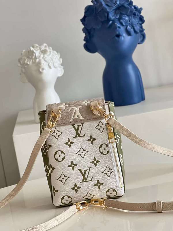 Back view of signature polished women's handbag – women's premium purse