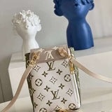 Back view of signature polished women's handbag – women's premium purse