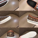Contemporary Faux Leather Shoes - Signature Finish | Women's Everyday Fashion Shoes #1513 - product detail shot (image 10) of designer-inspired shoes