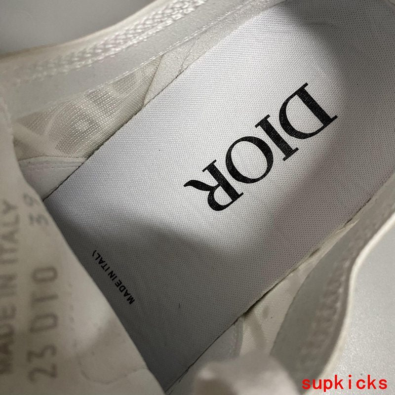 Dior shoes Style 005 - front view, classic monogram styling (alternate angle)