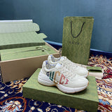Gucci tonal black luxury sneakers view 10 classic court silhouette
