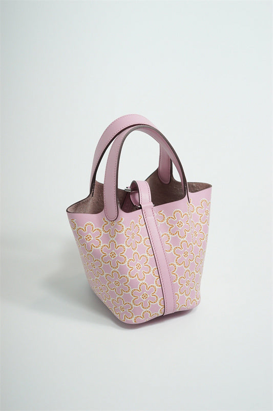 Elegant bag shown from front angle