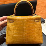 Poised bag shown from front angle