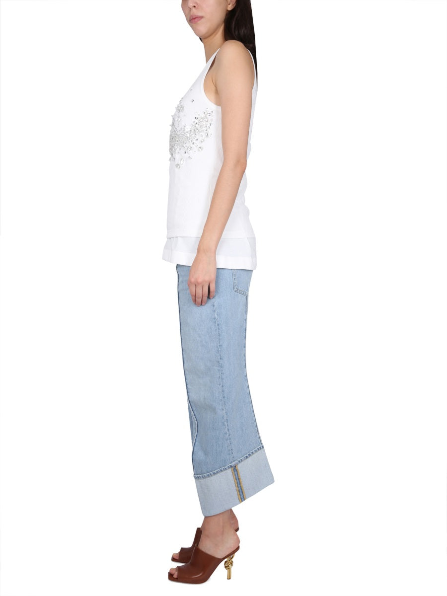 Bottega Veneta pants luxury designer piece front view