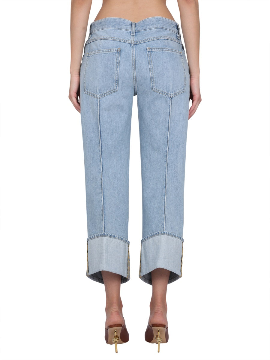 Bottega Veneta pants side profile designer luxury fashion