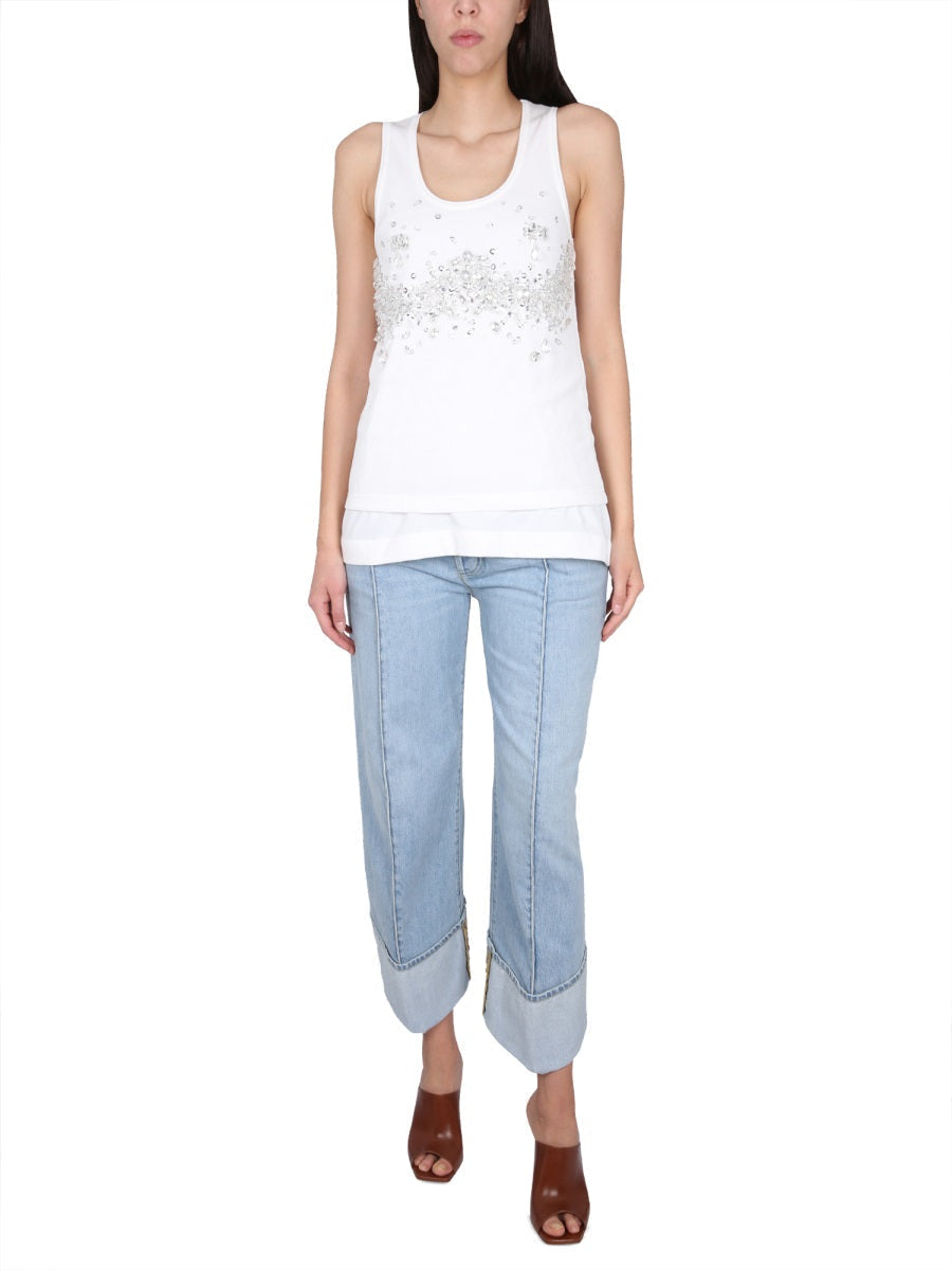 Bottega Veneta tee shirts luxury designer piece front view