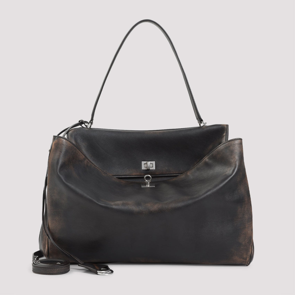 Balenciaga Bags? BALENCIAGA Rodeo Handle L Top Mini Handbag - 40.5CM x 29.5CM x 13CM Elegant Everyday Designer Handbag
