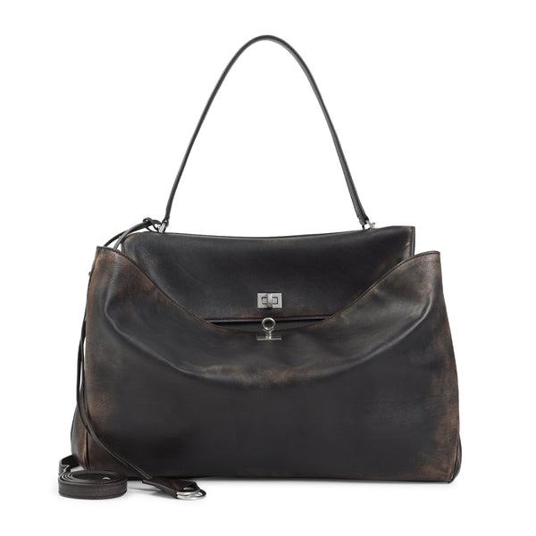 Balenciaga Bags? BALENCIAGA Rodeo Handle L Top Mini Handbag - 40.5CM x 29.5CM x 13CM Luxury Designer Leather Handbag