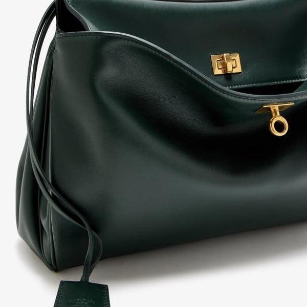 Balenciaga Bags? BALENCIAGA Rodeo Top Handle Handbag - Medium Size Luxury Designer Leather Handbag