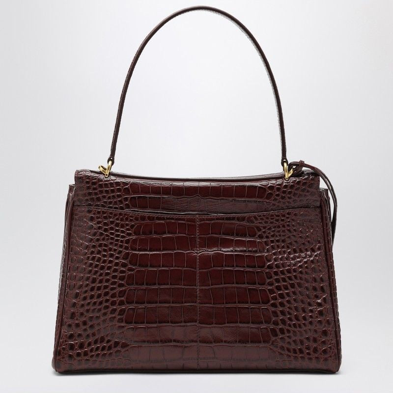 Balenciaga Bags- BALENCIAGA Medium Cocco-Print Calfskin Handbag Elegant Everyday Designer Handbag