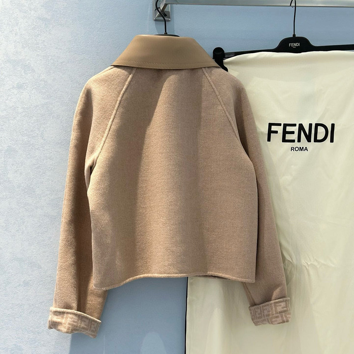 Fendi luxury Coat – crafted from premium materials with polished finish