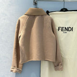 Fendi luxury Coat – crafted from premium materials with polished finish