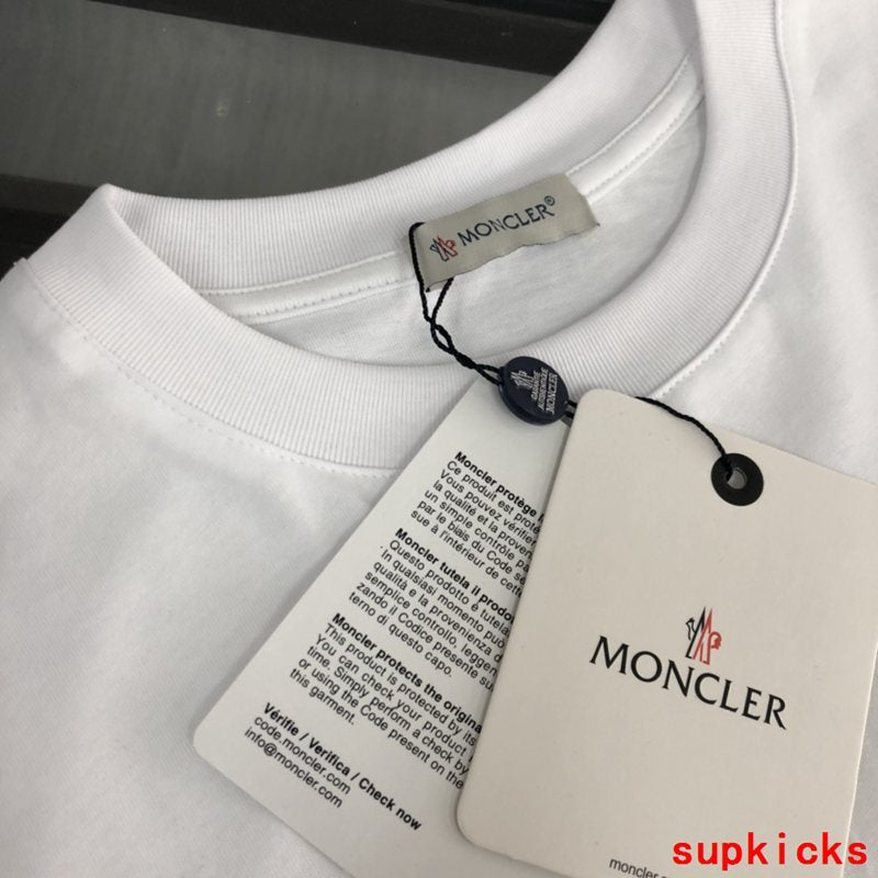 Full styled look of Moncler luxury clothing with everyday silhouette
