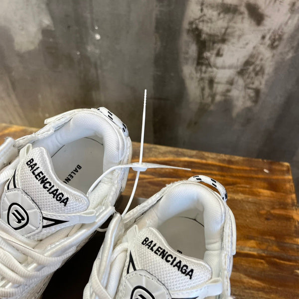 Balenciaga Camel Platform Heels - Angled View