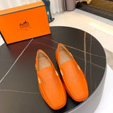 Hermes shoes Style 042 - logo and branding close-up