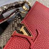 Back view of elevated polished women's handbag – women's luxury handbag