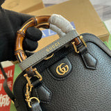 Back view of polished classic women's handbag – women's designer-style accessory