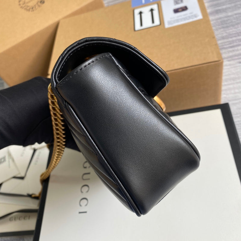 Top view of classic polished women's handbag – women's statement bag