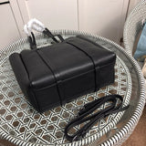 Back view of refined everyday-luxe women's handbag – women's luxury accessory