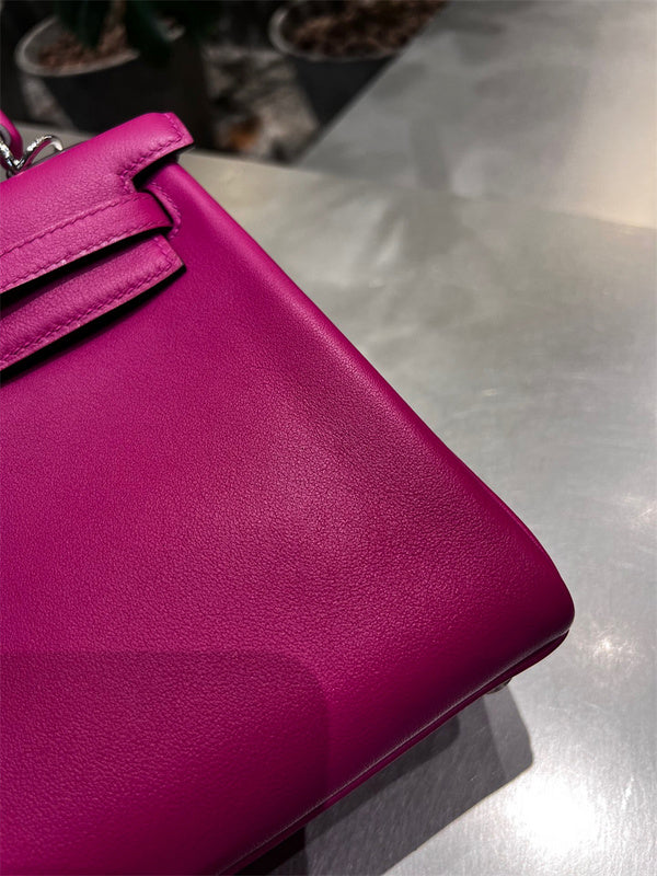 Close-up detail of refined bag design