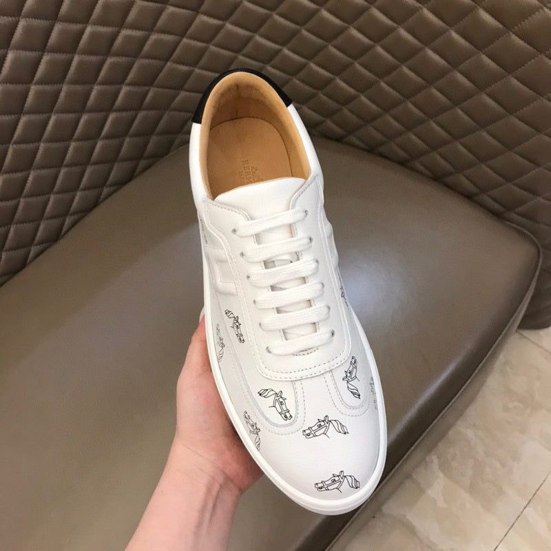 Hermes shoes Style 123 - top view showing design