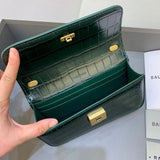 Effortless Faux Leather Handbag - Sleek Minimalist Lines | Women's Designer-Inspired Purse #428 - alternate angle view (image 8) of designer-inspired handbag