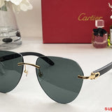 Front view of Cartier unisex sunglasses