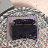 Front view of polished statement women's handbag – women's everyday handbag