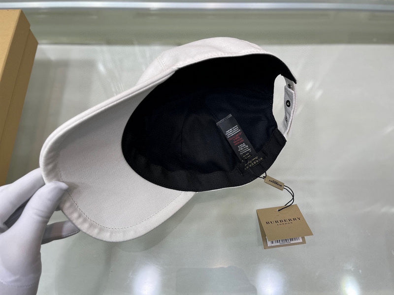 Front view of Burberry unisex cap