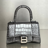 Zivas Charm Polished Finish Statement Handbag (Everyday Luxury Essential) – Detail View