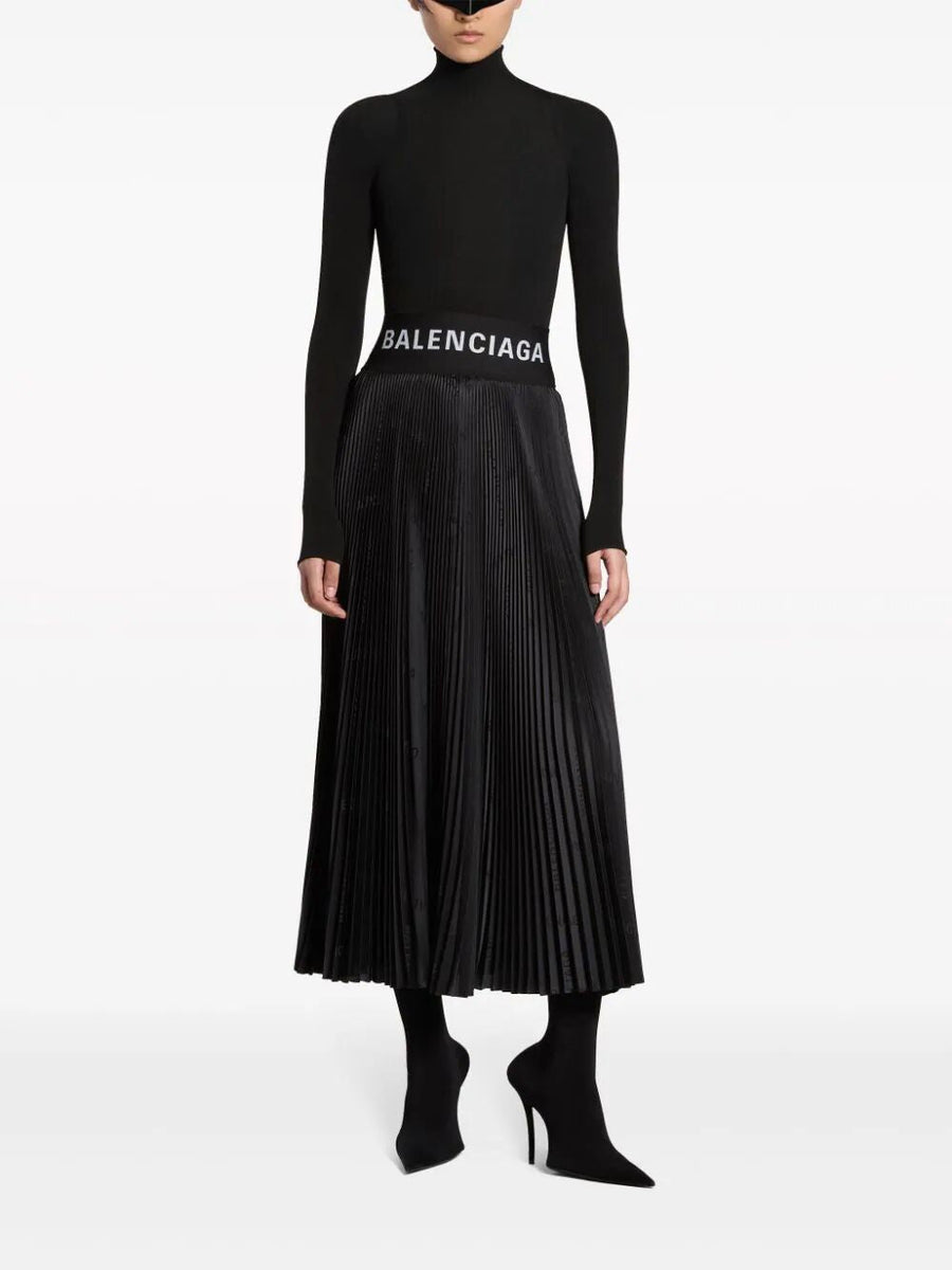 Balenciaga Skirts? BALENCIAGA Pleated Mini Skirt for Women - Spring Summer 2024 Chic Everyday Designer Skirt
