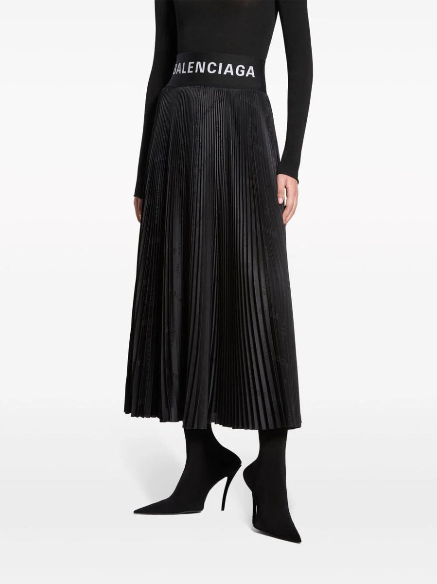 Balenciaga Skirts? BALENCIAGA Pleated Mini Skirt for Women - Spring Summer 2024 Chic Everyday Designer Skirt