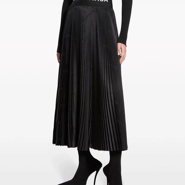 Balenciaga Skirts? BALENCIAGA Pleated Mini Skirt for Women - Spring Summer 2024 Chic Everyday Designer Skirt